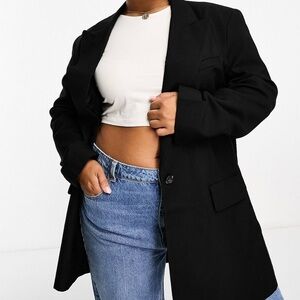 ASOS Curve long line perfect blazer